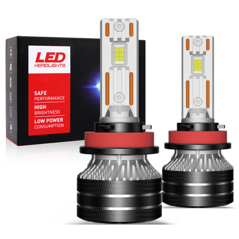 Q5 faro LED de doble tubo de cobre H11 faro láser de automóvil súper brillante H7 bombilla modificada H4 faro integrado lejano y cercano