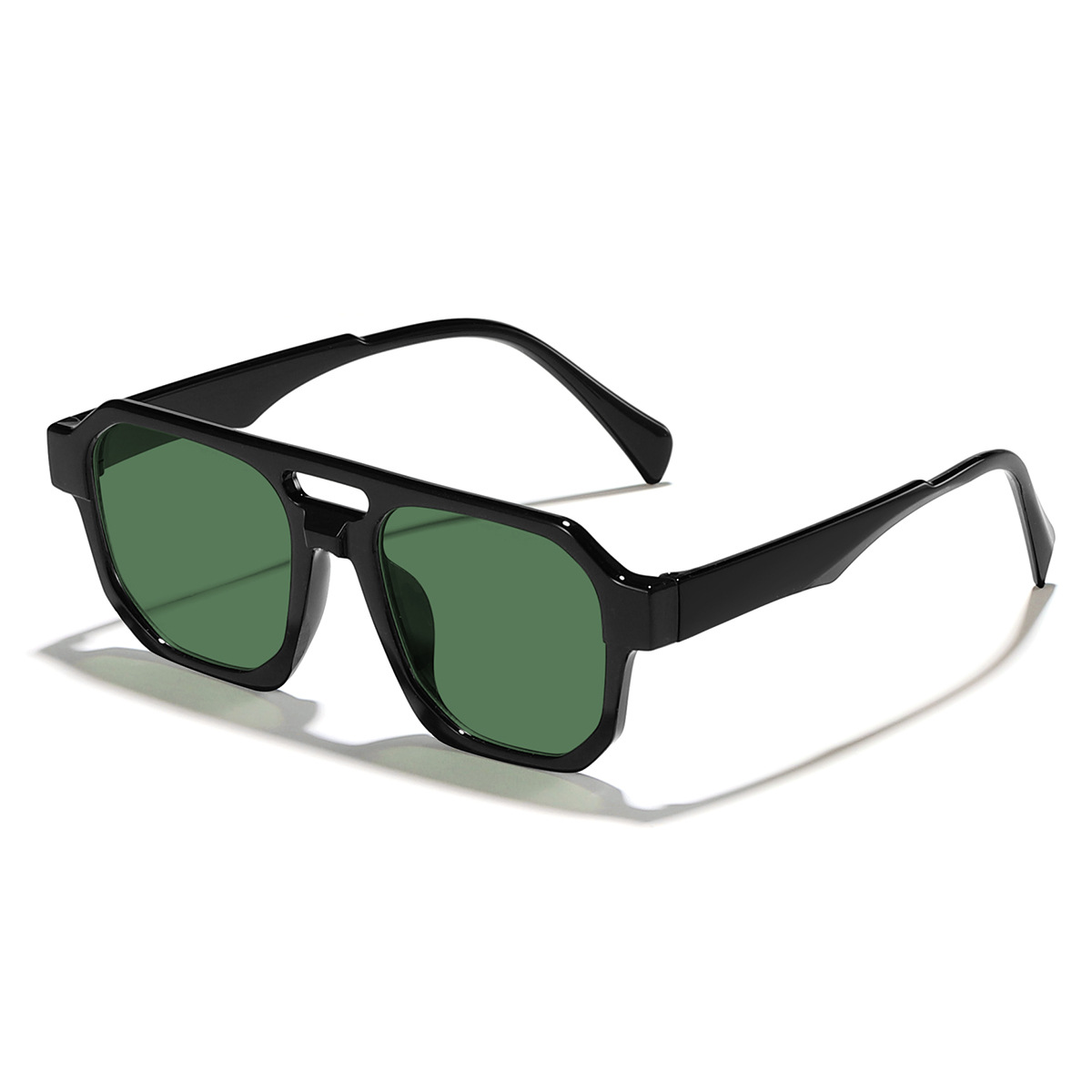 2024 nuevo doble haz caja personalizada punk tecnología futuro sentido gafas de sol al aire libre desgaste esencial sol sombra gafas de sol