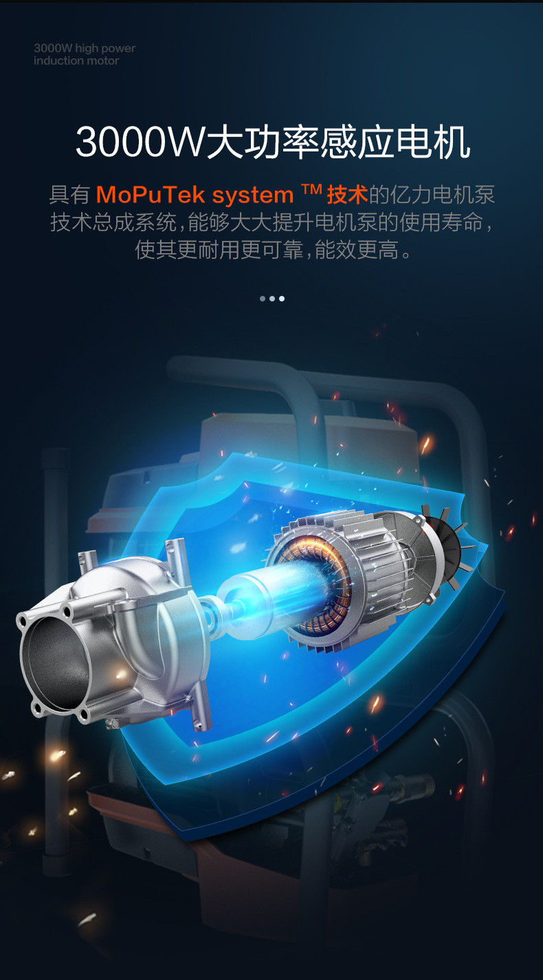 Yili 6790 Commercial Car Washer 220V High Pressure Cleaning High Power Car Brush Water Pump Industrial Washing Tool Water Gun
