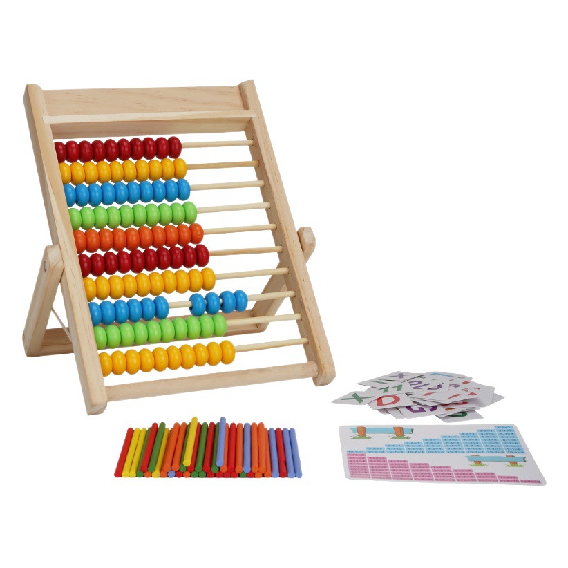 Tiktok Enlightenment multifunción rack de computación Escuela Primaria Grado uno y dos niños ayudas para la enseñanza de matemáticas Juguetes De suma y resta de palo pequeño image 1