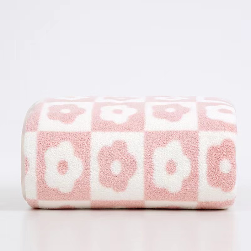 격자 무늬 핑크