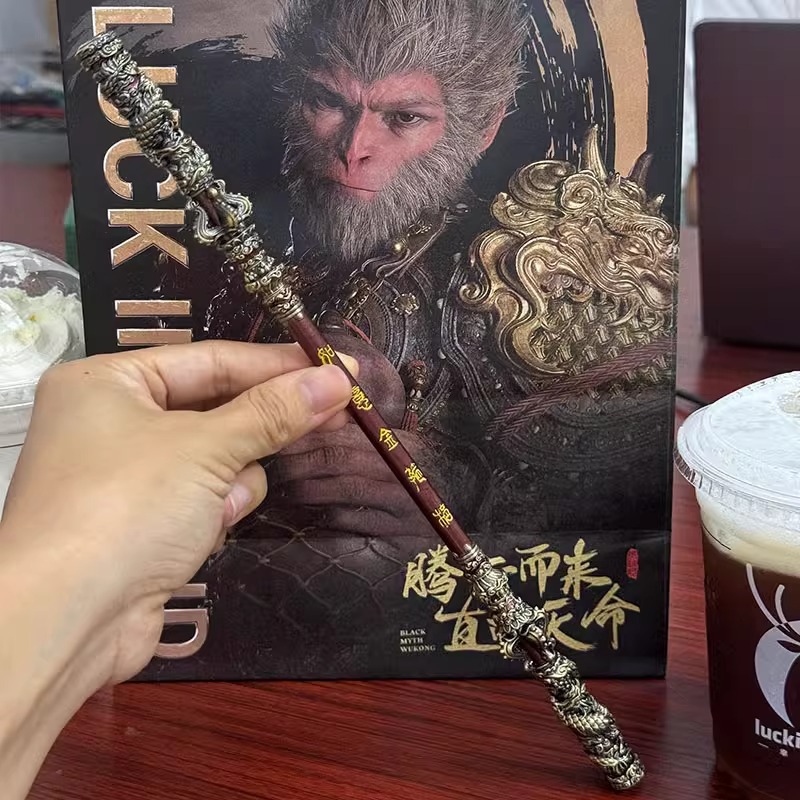 Black Myth Wukong Golden Cudgel Game Surrounding Hand-held Monkey King Ruyi Golden Cudgel Model Crafts Ornaments