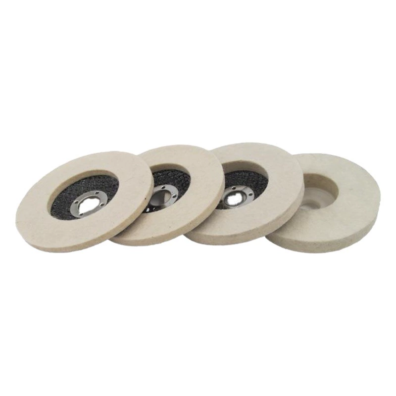 Прямые поставки с фабрики толстый шерстяной войлок зеркальная полировка эластичного промышленного шерстяного полировального круга с крышкой войлочного колеса