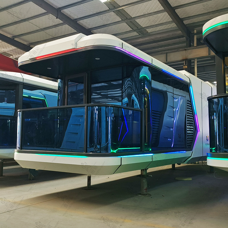 Futuro cabina integrado montado fabricante de la estación de la ciudad inteligente punto escénico pabellón kiosco