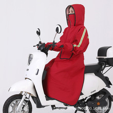 2021电动车挡风被护腿摩托车挡风被厂家加绒加厚加大冬季连体代发