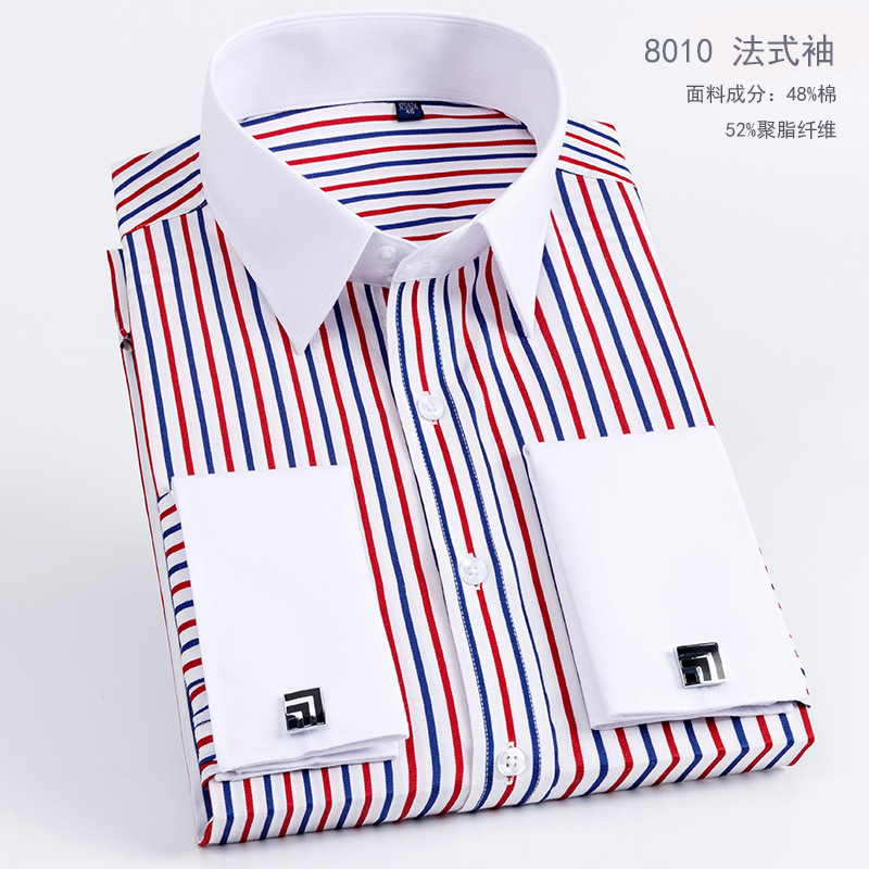 French sleeves blue and red stripes 23-1 / 38