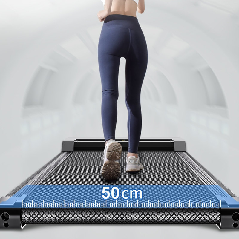 Cinta de correr eléctrica plana, plegable, silenciosa, ideal para el hogar, caminadora interior