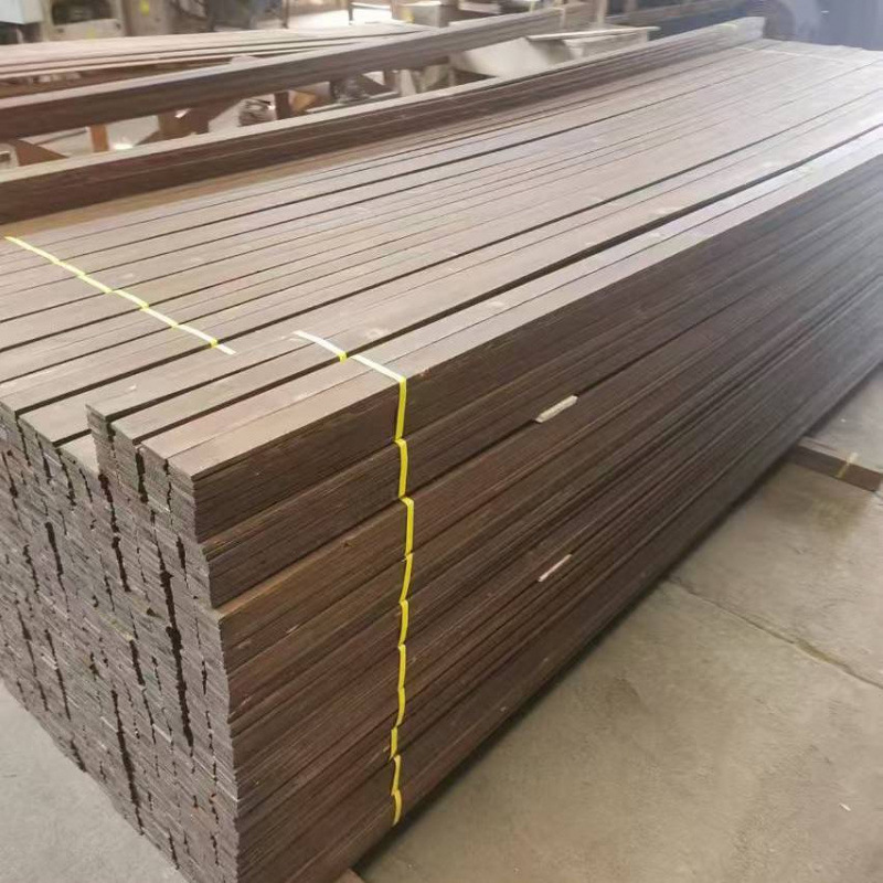 탄화목재 두께 0.7cm * 폭 8.5cm 길이 4m - 10개, 4개 부분으로 일반 절단하여 배송