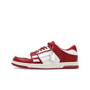 Putian Shoes Cross-Border Trade Amiri Bone Shoes Versatile Trendy Low-Top Black and White Men's Sneakers Putian Summer High Version