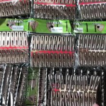 夹子家用20个装爱心不锈钢晾衣夹 防风夹被夹晒袜夹 五元店畅销款