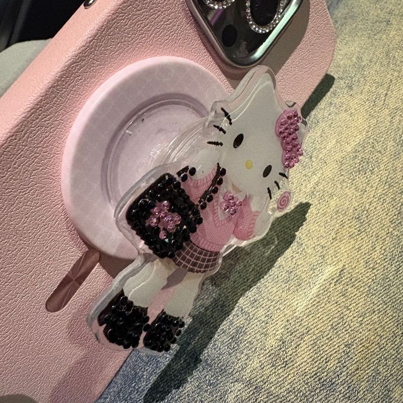 小香风包包长腿kitty猫支架适用magsafe磁吸手机壳桌面懒人神器|undefined