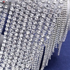 Ulapan foreign trade luxury heavy industry rhinestone tassel beads shoulder ornaments suit dress sewing accessories accessories SP56
