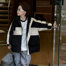 儿童冲锋衣羽绒服2025冬季新款男女童中大童滑雪服夹克外套韩版潮