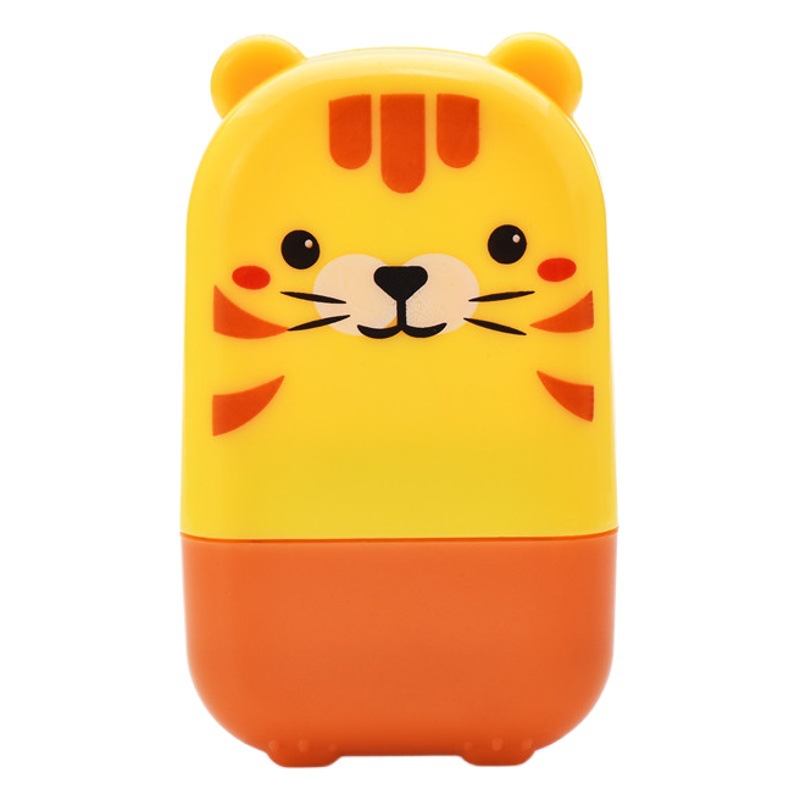 Animal de dibujos animados sello confidencial documento expreso Documento de privacidad personal cubierta rodillo desembalaje y corrección de dispositivo