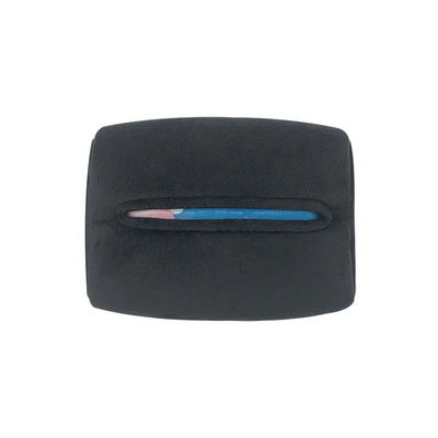 Car sun visor car plush tissue box car home decoration removable napkin tissue set factory wholesale (Car tissue box/set) - black