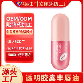 OEMODM跨境生姜薄荷丰唇油润唇去死皮唇部润唇油护唇油女加工定制