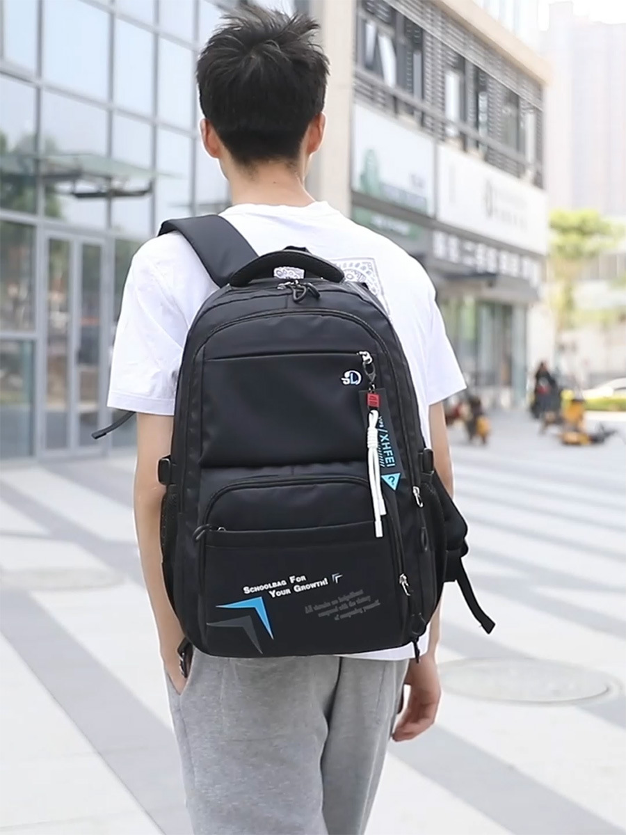 Natural Fish nuevo Grado 3 a 9 escalera escalada carro mochila Junior High School niños de gran capacidad desmontable entrega de una sola pieza