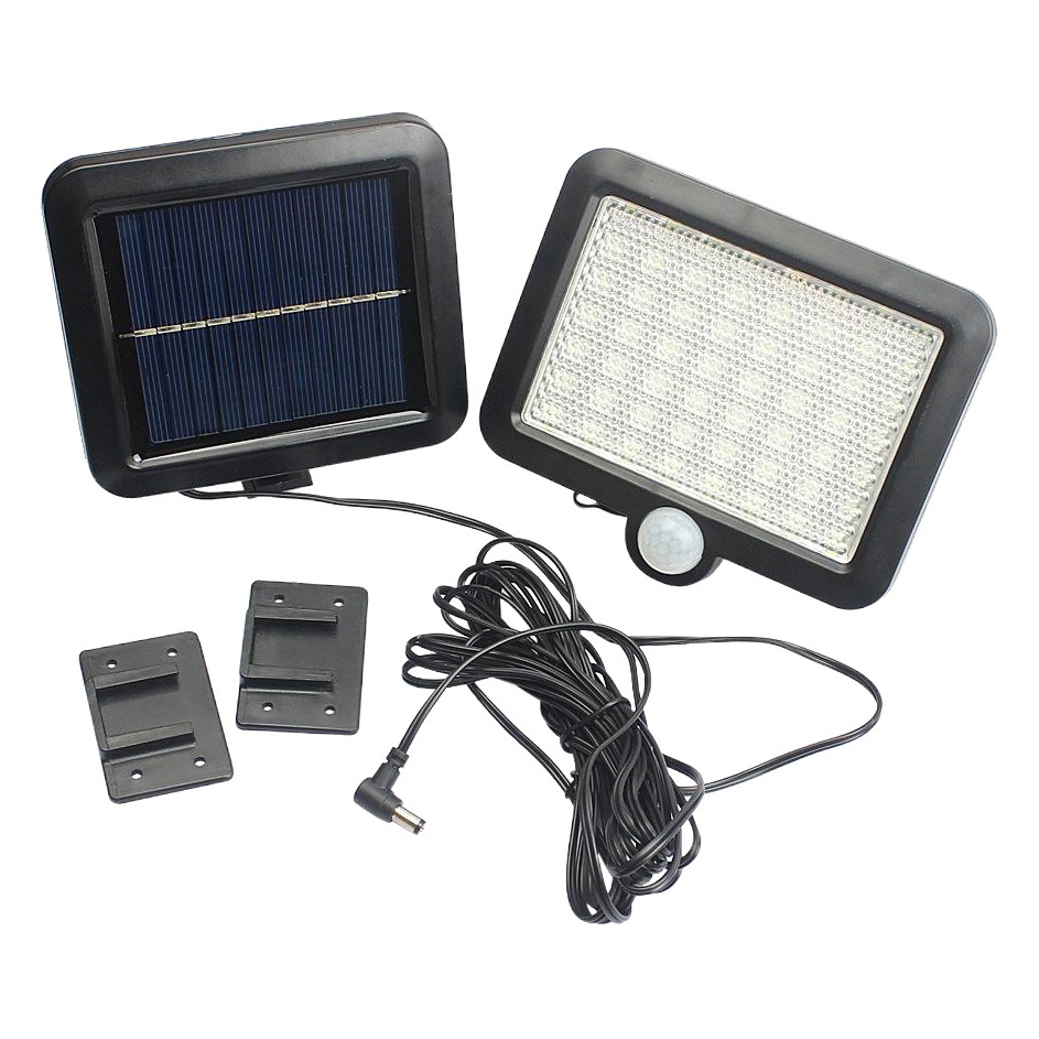 Lámpara solar exterior con sensor de movimiento