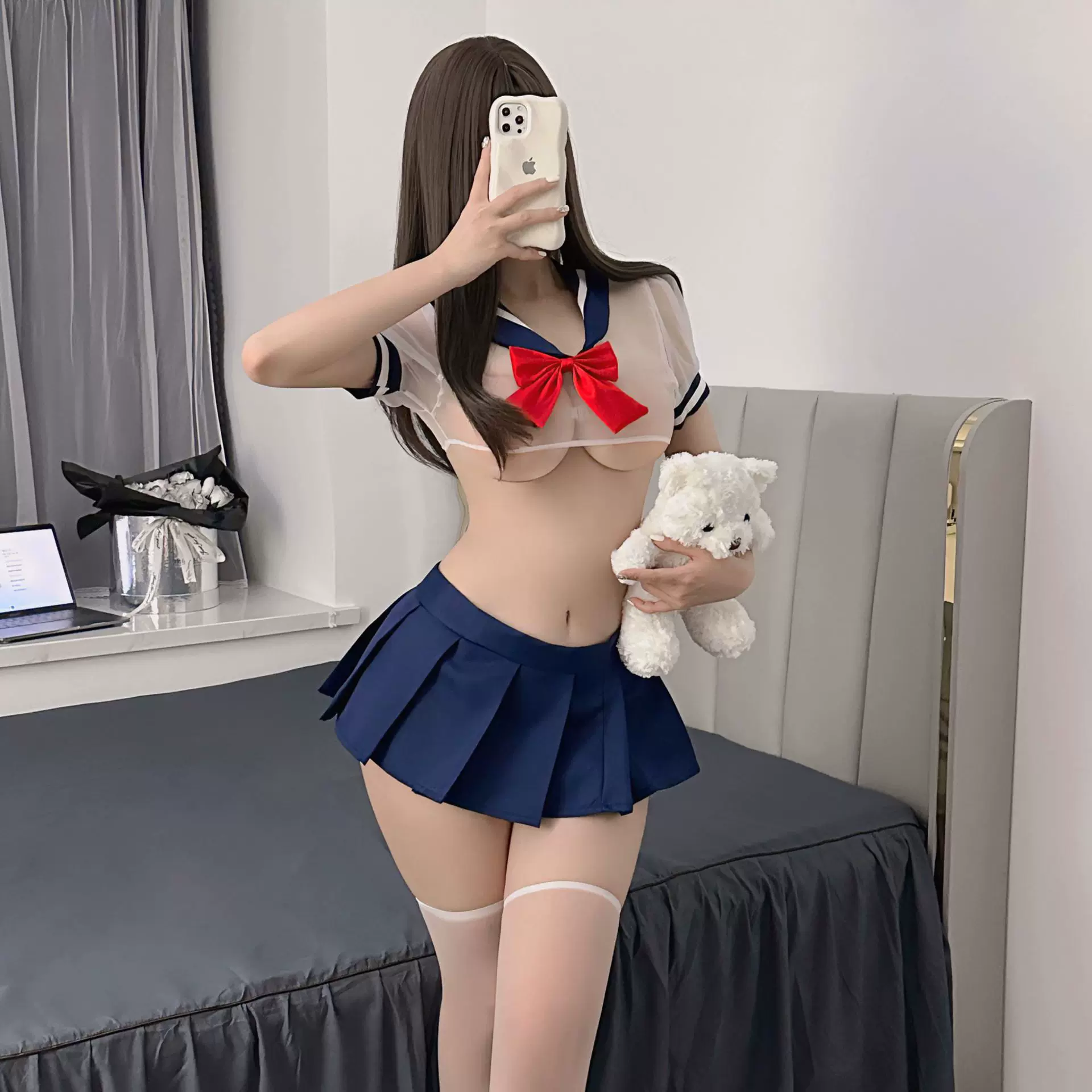 寝慕文胸情趣学生情趣内衣性感套装清纯学生装制服舞台演出服270