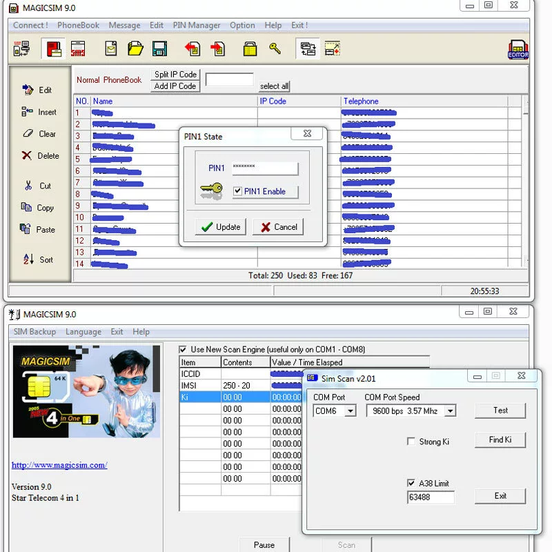 DM-HC74 мобильный телефонный номер SIM-карта SMS редактирование резервное копирование обмен данными компьютер USB2.0 картридер