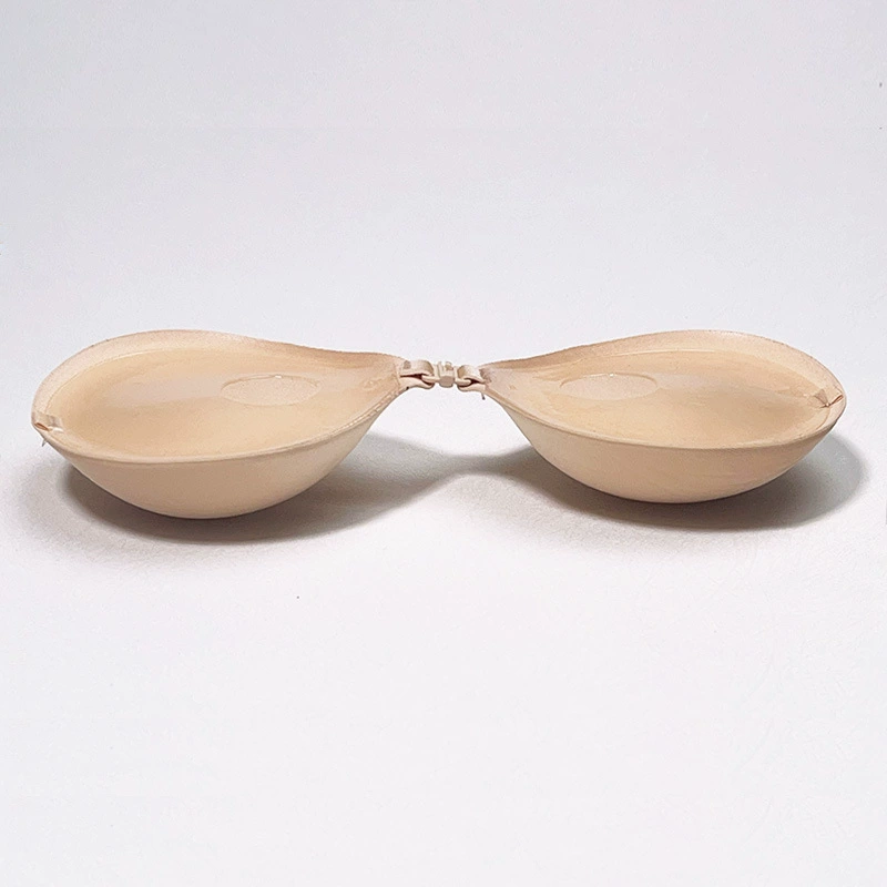 Adhesive Strapless Bra, Invisible Nipple Covers, Thickened Pads, Sizes A–B, Various Packaging