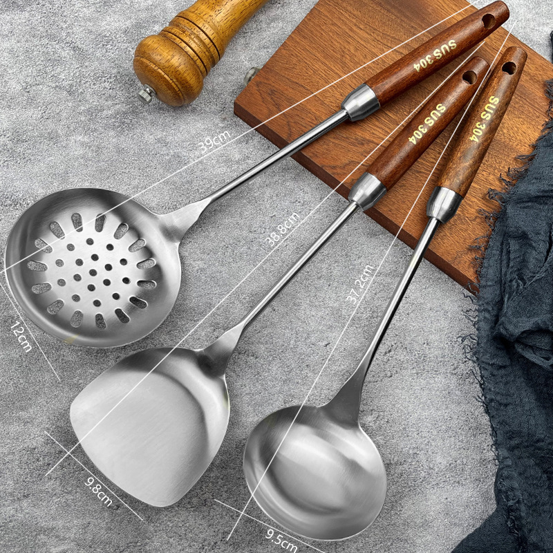 304 cocina de acero inoxidable set pala de cocina cocina set completo de cocina set de cocina set de siete piezas set