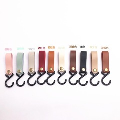 便攜式戶外露營掛鈎帳篷鈎三角置物架鈎多功能皮革S鈎 露營好物