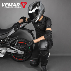 Cycling protective gear, knee pads, elbow pads, four-piece set, anti-fall knee pads, complete set of roller skating equipment, motorcycle extreme sports