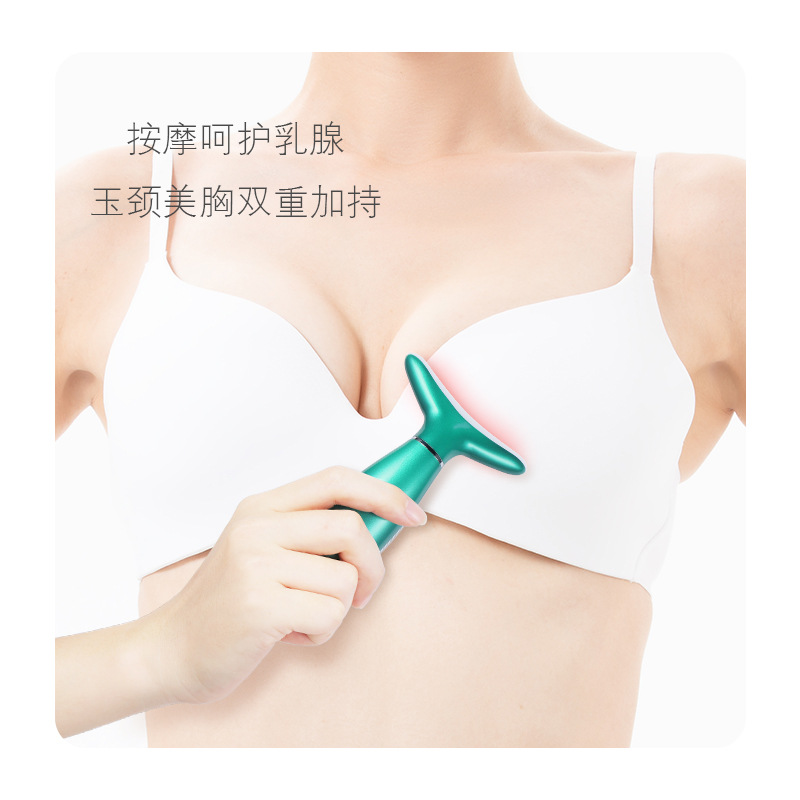 Transfronterizo nuevo levantamiento y apriete de las mujeres compresa caliente cuello instrumento de belleza Cuidado del cuello eliminación de arrugas y rejuvenecimiento de la piel instrumento de belleza masajeador image 6