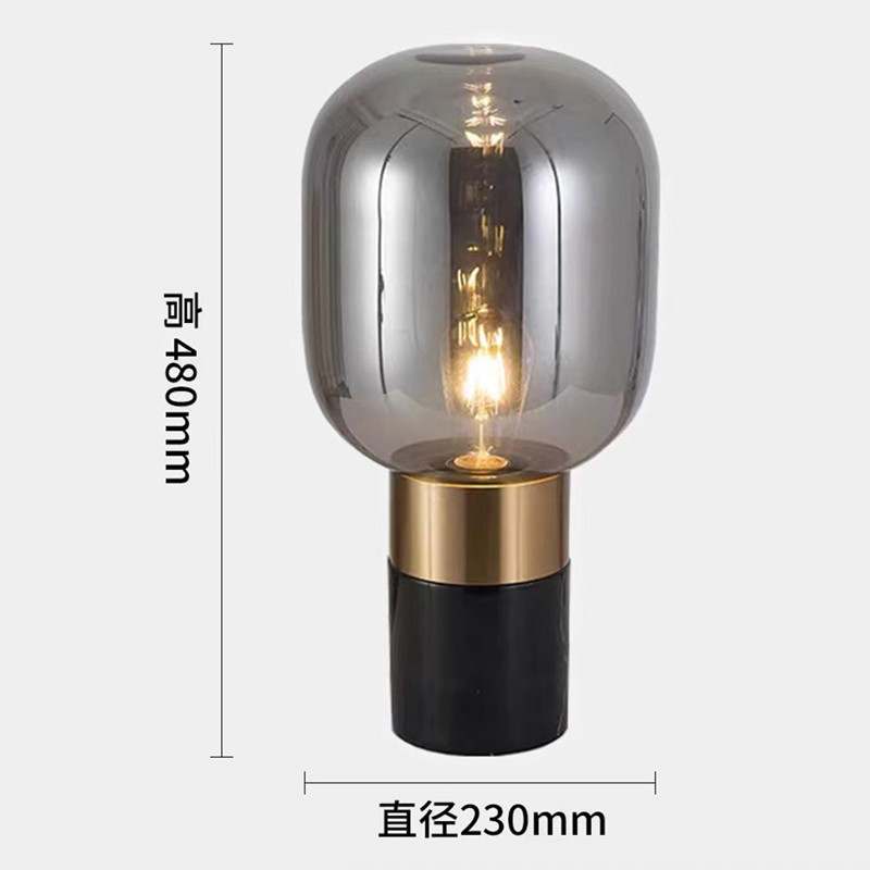 Lámpara de mesa de estudio creativa minimalista posmoderna de fábrica, modelo de diseñador de lujo ligero, lámpara de mesa de decoración de oficina