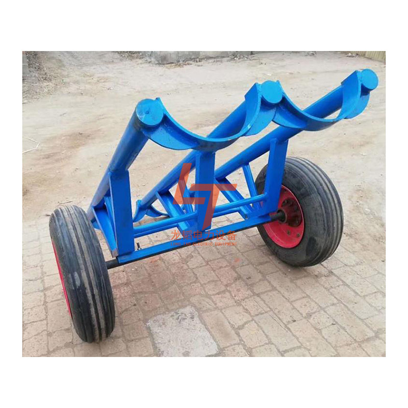 电力施工拖杆炮车电杆运输车水泥杆运输机单双杆水泥杆运输车