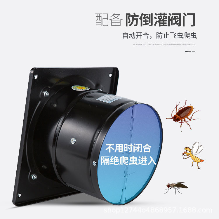 铜线工业排气扇强力抽烟机风机厨房油烟换气扇静声排风扇卫生|undefined