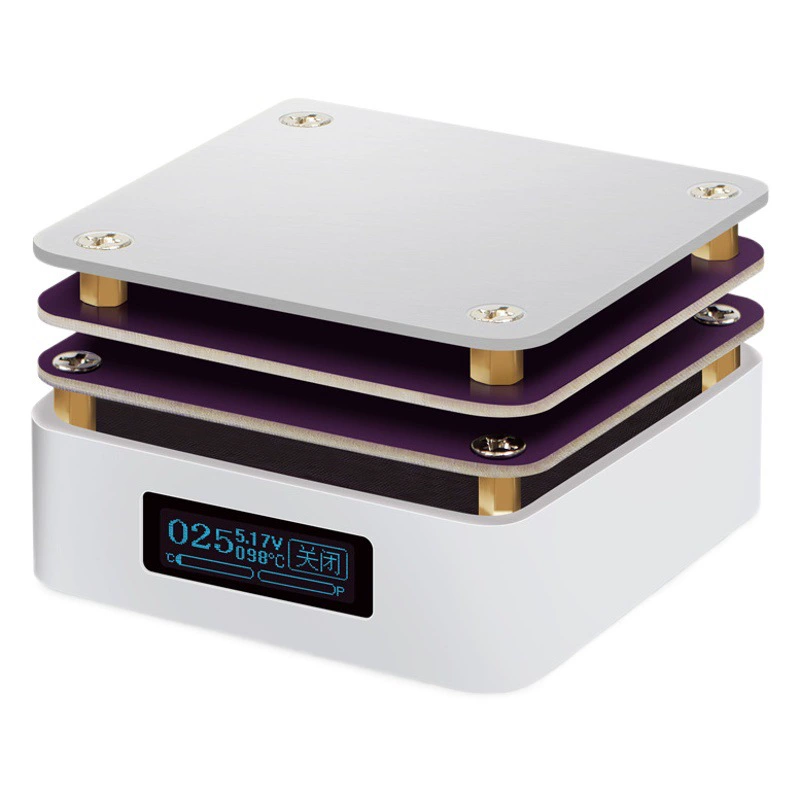 Контроль температуры интеллектуальный цифровой дисплей контроль температуры миниатюрный счетчик постоянной температуры ЖК-экран двухслойный Многофункциональный нагревательный