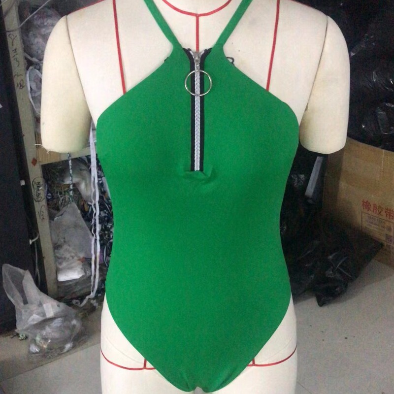 One-Piece Bikini Women's Beachwear Casual Solid Color Strapless Women's Swimsuit High Elasticity Backless European and American Style Two-Piece