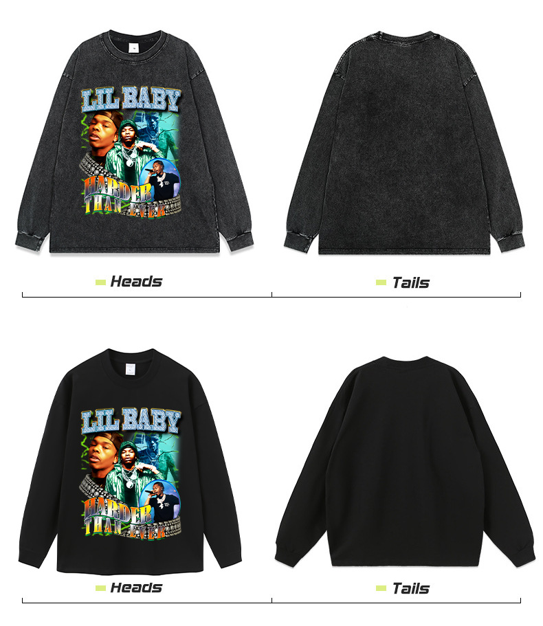Sweat à capuche oversize vintage pour homme en coton distressed_voghion.com