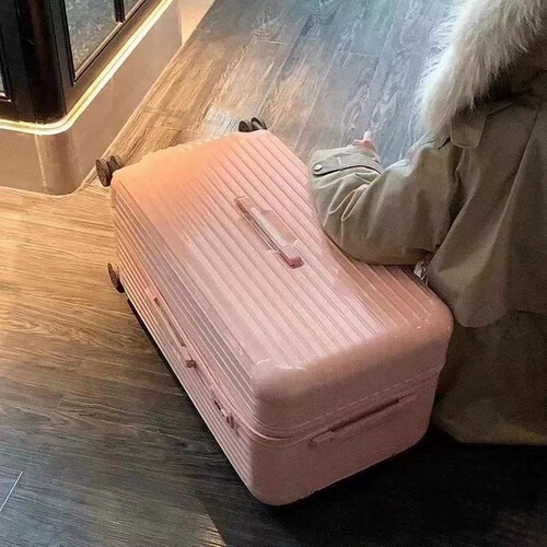 Luggage Suitcase Instagram Celebrity New Women's 28-inch Large Capacity Swivel Wheels Men Students Thick Password Pull-along Password Case