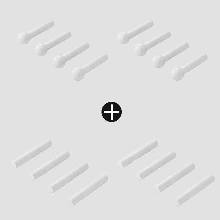 Accesorios de tablero de agujero de madera maciza gancho de estante universal palo de cerilla agujero redondo palo de madera capa partición madera