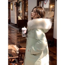 羽絨服女款2023年新款中長款白鴨絨加厚時尚洋氣長款顯瘦冬季外套
