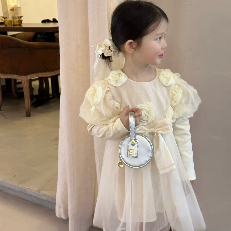 Children's bag, small chain with letters, shoulder bag, Korean style