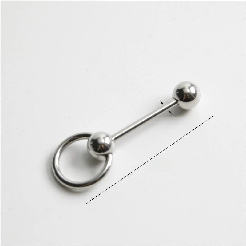 Physiological tongue piercing stainless steel, punk style, wholesale