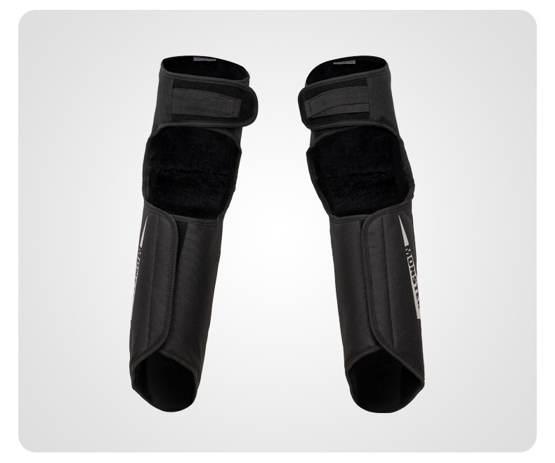 Monster Park Winter Knee Pads Motorcycle Men's Cycling Protective Gear Anti-Fall and Cold Windproof Leggings Warm and Windproof