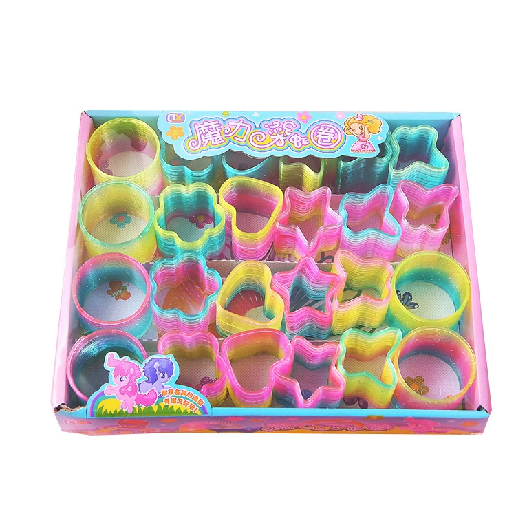 Школьная игрушка, большая радужная пружинка (слинки), ностальгия