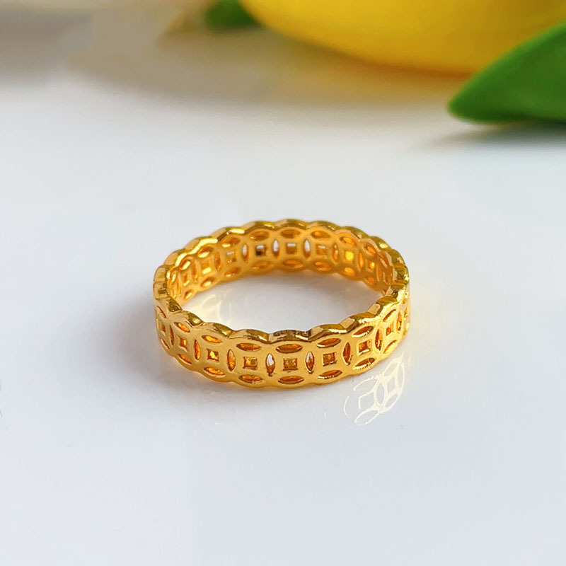 Qian Duoduo 반지 + 인증서 + 카운터 포장