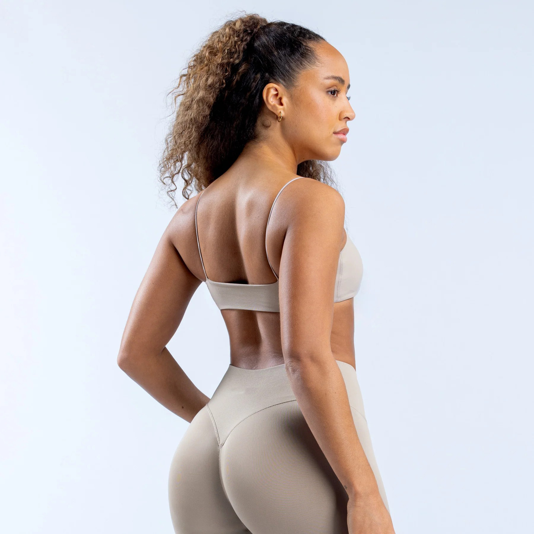 Strapless sport bh set voor dames hoge elasticiteit yoga kleding_voghion.com