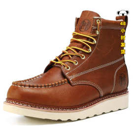 F 7047 Trendy High Top Leather Boots 时尚男士皮靴