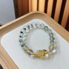 巧恩メーカー直売天然水晶浄体緑幽霊シンプル白水晶招財黄水晶