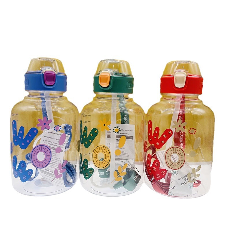 Duomedo 2009 celebridad de Internet gran vientre taza tonelada barril PC plástico estudiante paja taza 1390ml deportes al aire libre hervidor de agua