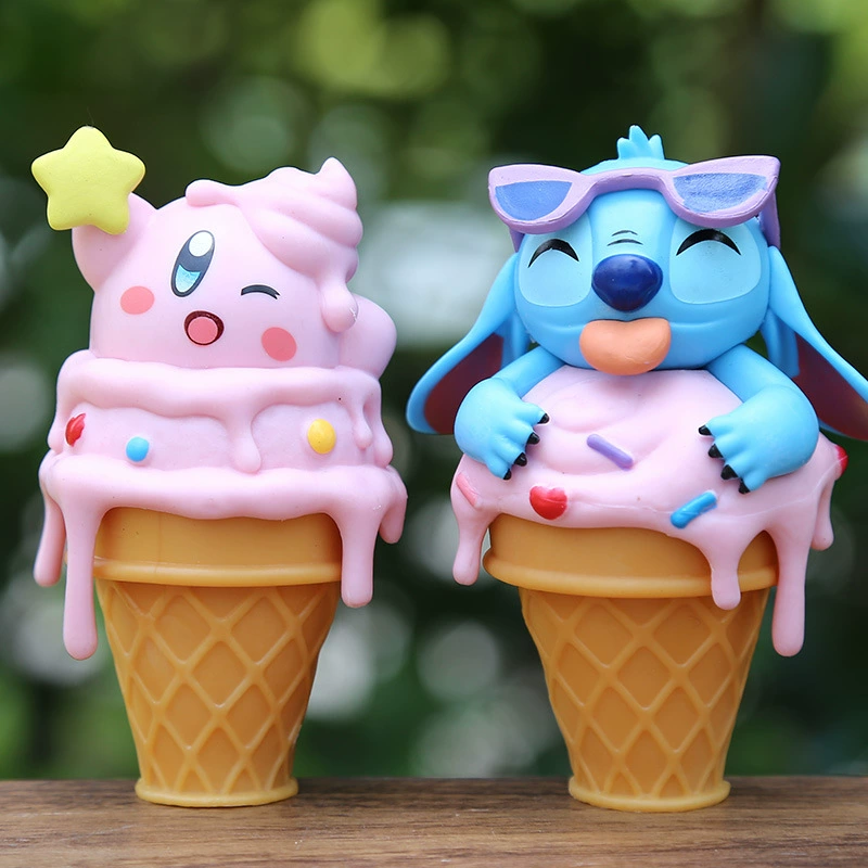 Аниме серия мороженого, handmade мультяшная Стиди Вини Сяонинг Карточка по кукле Tide Play Blind Box Swing