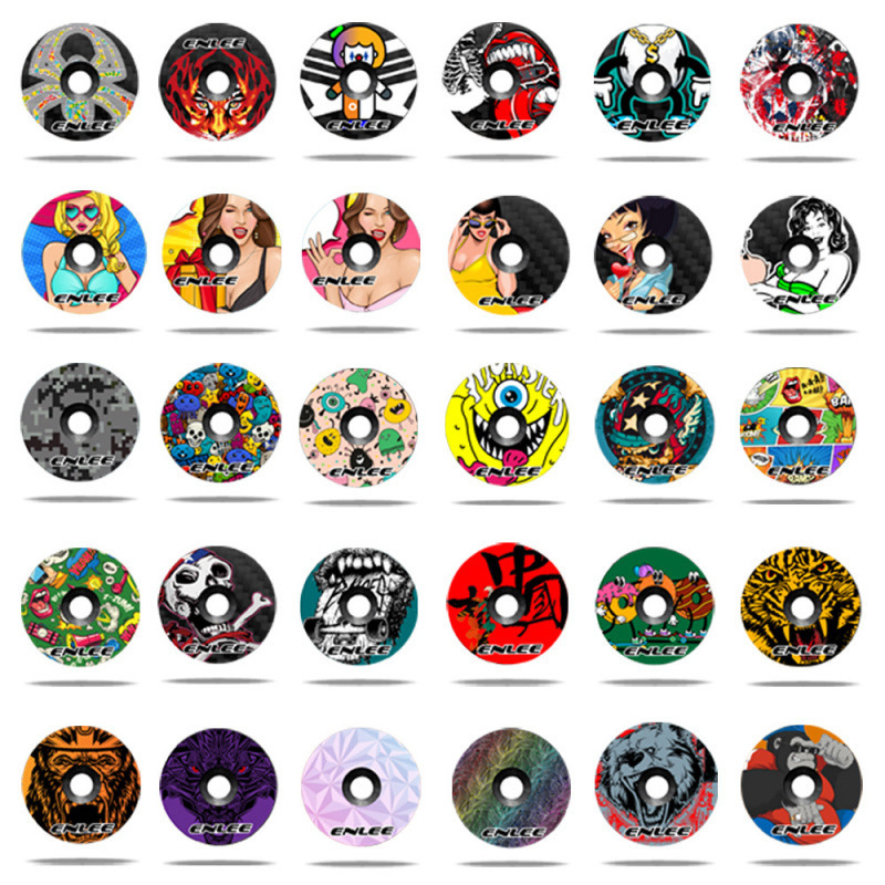 Enlee Bicycle Carbon Fiber Bowl Cover Mountain Road Handlebar Cover Upper Tube Cover Cycling Modification Accessories