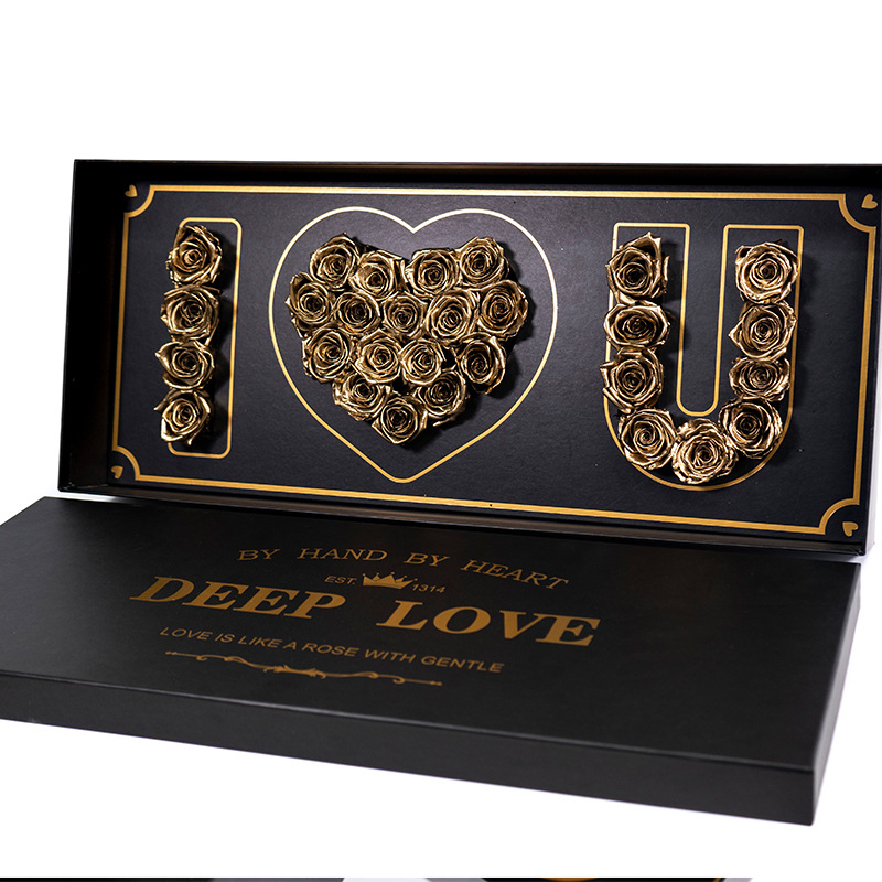 Caja de regalo de rosa amor eterno 520 Día de San Valentín para la novia regalos creativos de fábrica al por mayor adornos flores